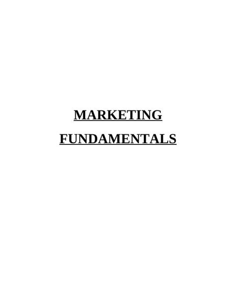 Marketing Fundamentals: Stages, Pestle Analysis, Porter's 5